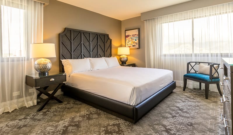 Aston Waikiki Beach Tower - One Bedroom Ocean View Bedroom